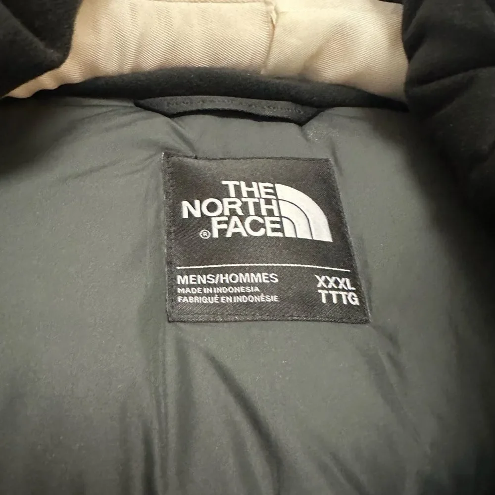 The North Face 3XL 550 Hyvent Goose Down Parka Jacket Olive Camo Green